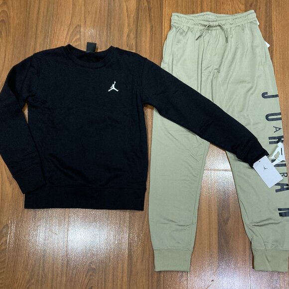 Nike Air Jordan Youth Boy Sweater PANTS Tracksuit Size 10-12 (M) New - Picture 4 of 5